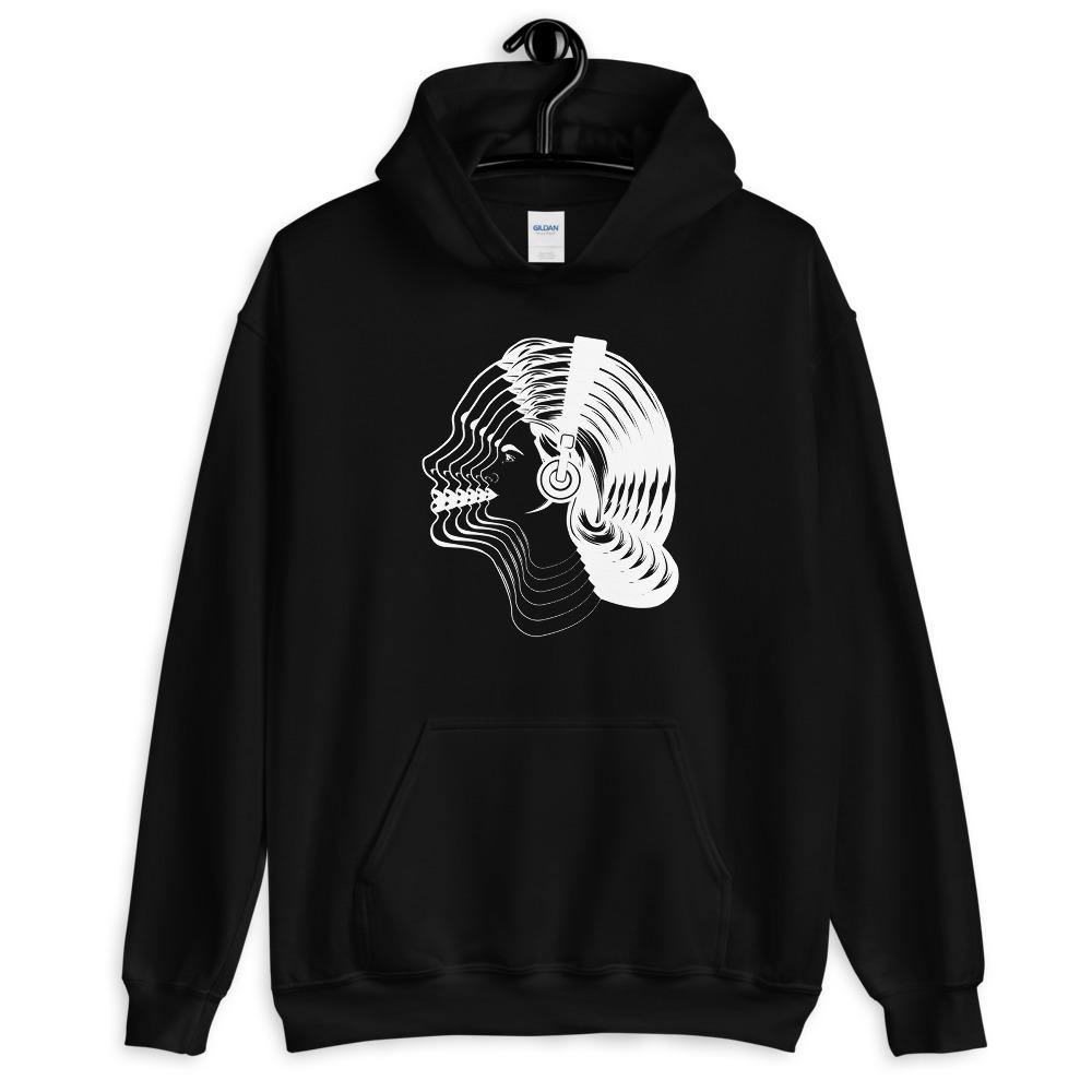 Women Visual Effect Hoodie | Techno Outfit