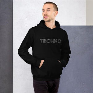 Techno Music Notes Hoodie | Techno Outfit