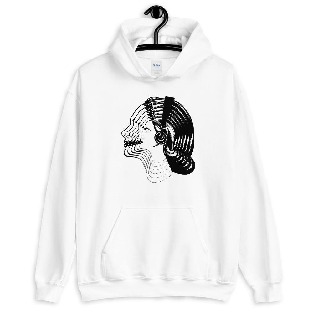Women Visual Effect Hoodie | Techno Outfit