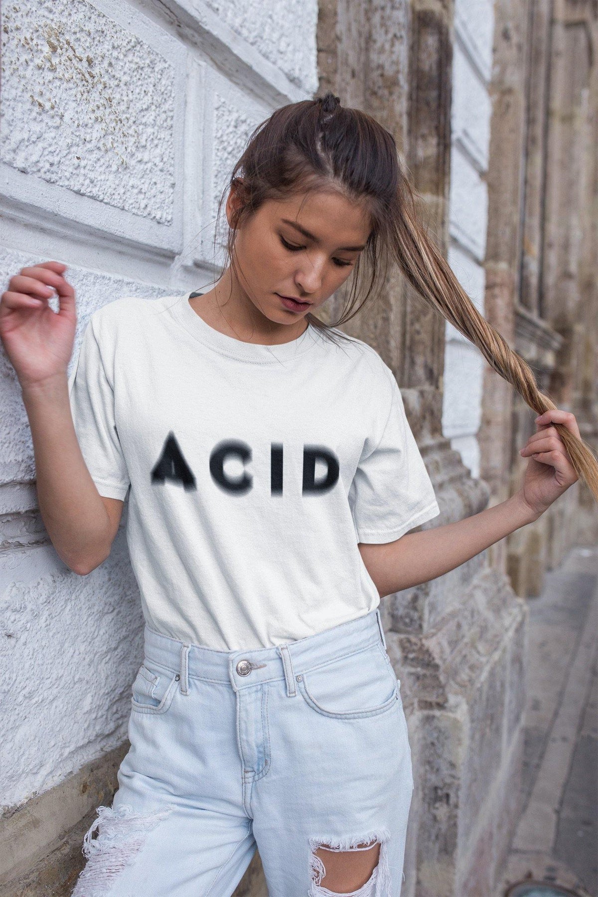 Acid Visual Effect Softstyle T-Shirt | Techno Outfit