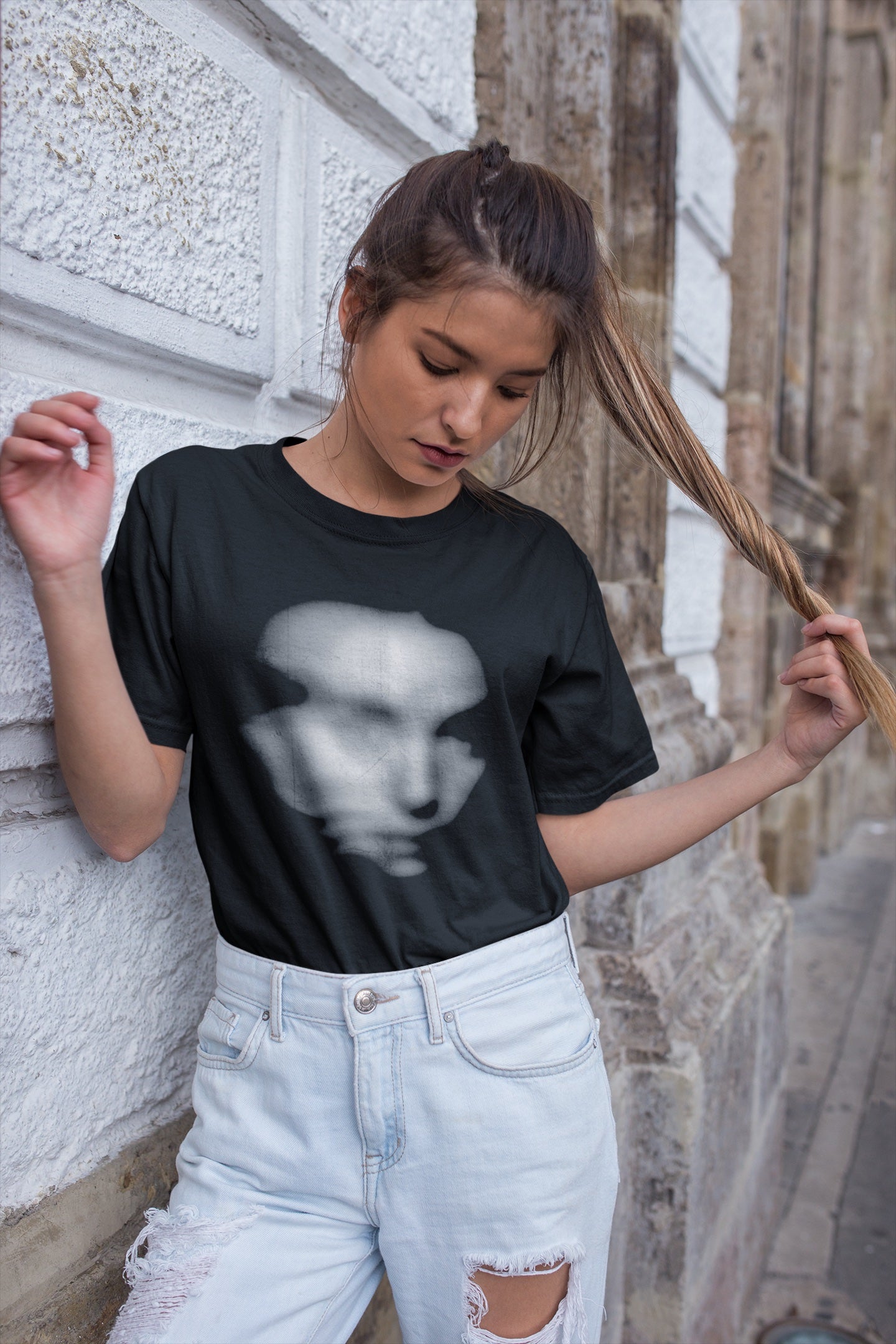 Trippy Face Softstyle T-Shirt