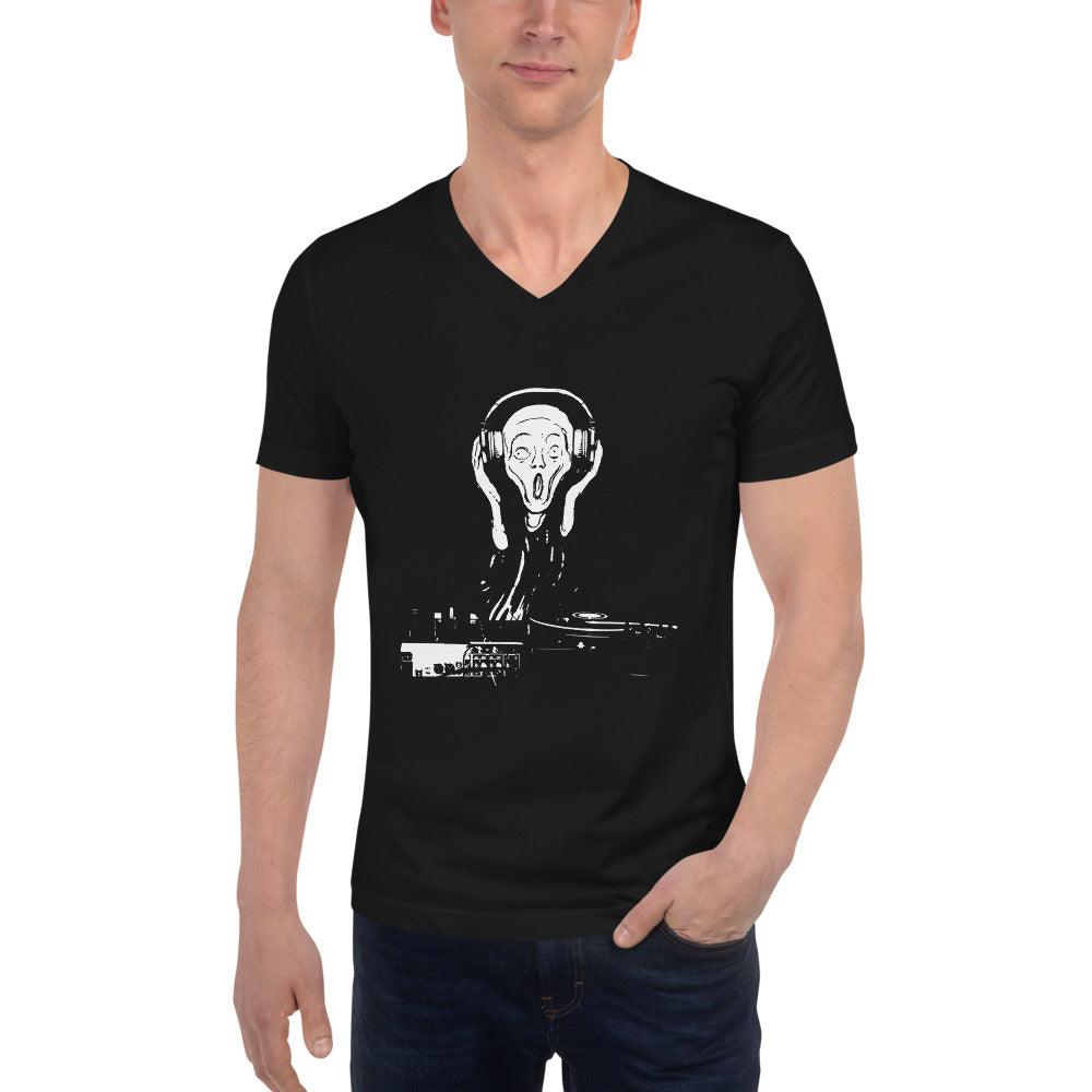 Techno Scream V-Neck T-Shirt | Techno Outfit
