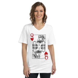Dj Queen V-Neck T-Shirt | Techno Outfit