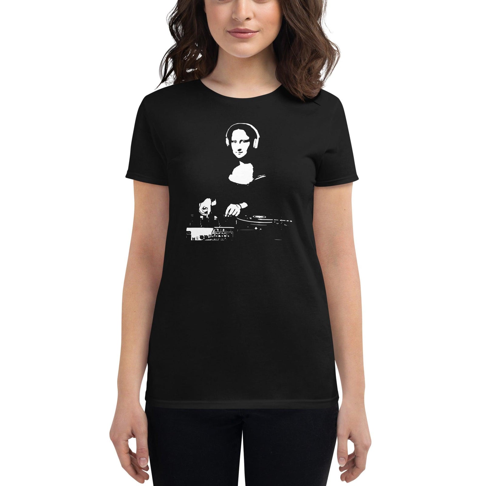 Dj Mona Women's Fitted T-Shirt | Techno Outfit