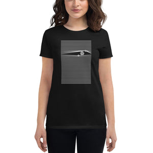 Closed Window Women's Fitted T-Shirt | Techno Outfit