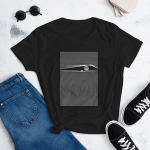 Closed Window Women's Fitted T-Shirt | Techno Outfit